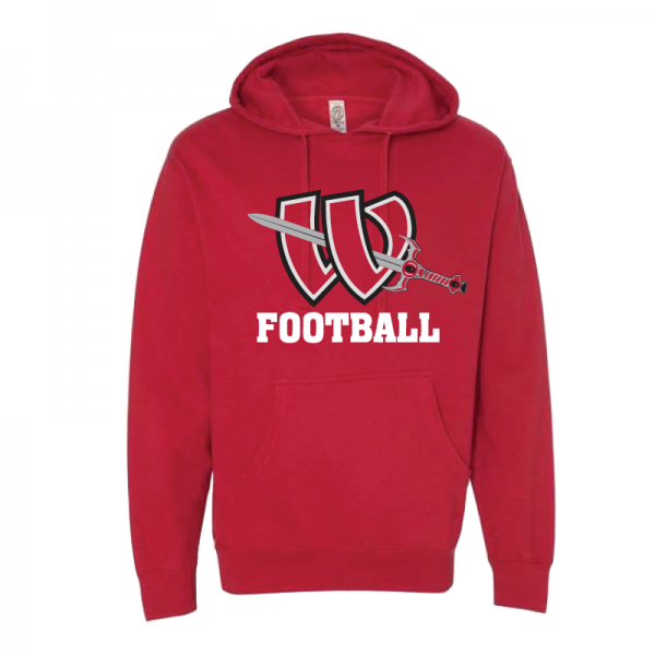NOFootball-INDP-Red-Hoodie
