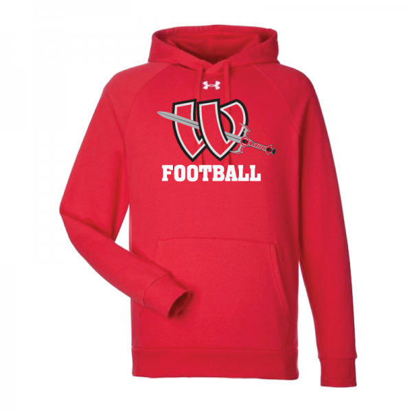 NOFootball-UA-Red-Hoodie