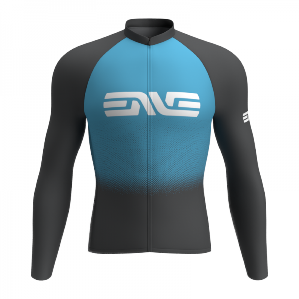 ENVE WOOL Long Sleeve Jersey Blue-Front