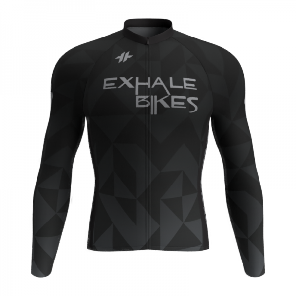 Exhale Bikes Long Sleeve Jersey Men-Front