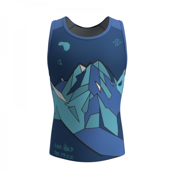 Rylan Schadegg Run Singlet Men-Front