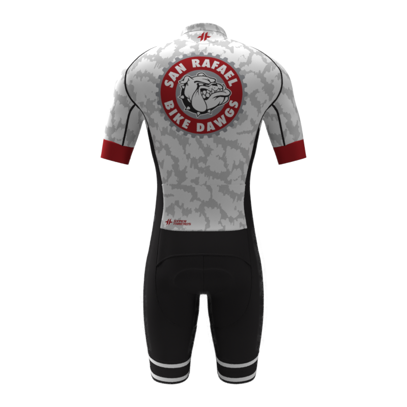 San Rafael High School Short Sleeve Race Day Suit-Back San Rafael High School Short Sleeve Race Day Suit-Back