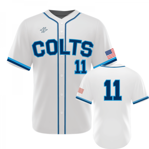 Colts-White-Full-Button