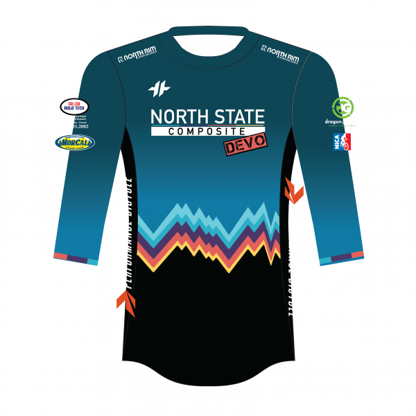 North State Comp 34 Trail Jersey Front 2025 DEVO