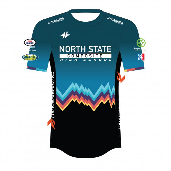 North State Comp SS Trail Jersey Front 2025