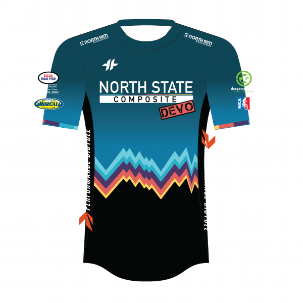 North State Comp SS trail Jersey Devo Front 2025