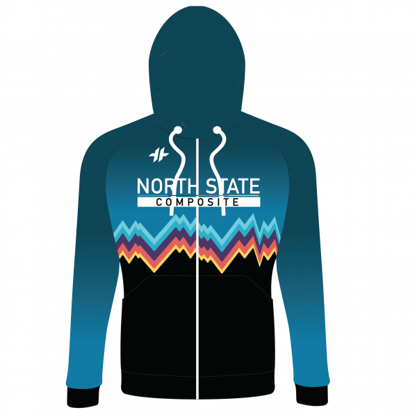 North State Comp Tech Hoodie Front 2025