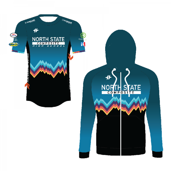 North State Composite SS Trail Jersey and Tech Hoodie Bundle-25-26