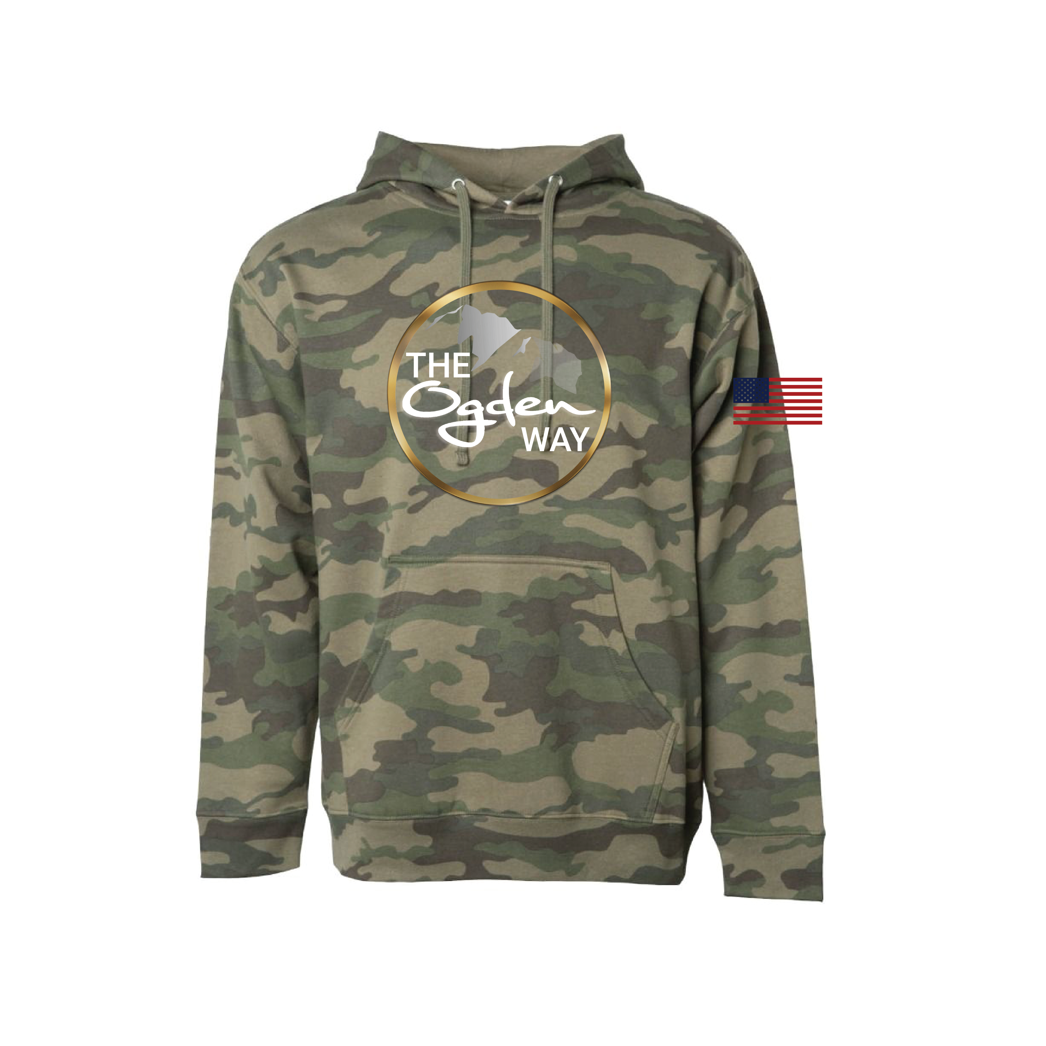 Ogden Way Circle Logo Camo Hoodie Ogden Way Circle Logo Camo Hoodie