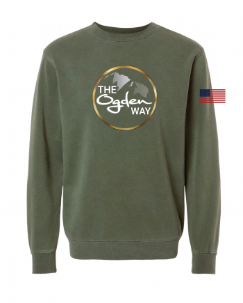 Ogden Way Crew Army Green Circle Logo