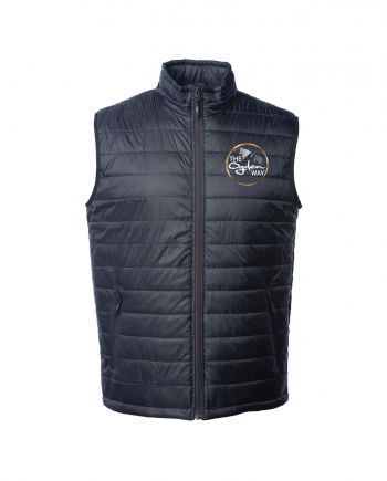 Ogden Way Vest Black Circle Logo