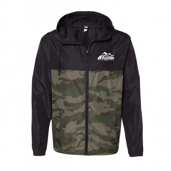 Ogden Way Windbreaker Camo Black