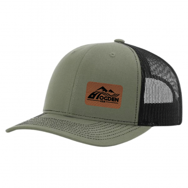 Ogden Way green black hat