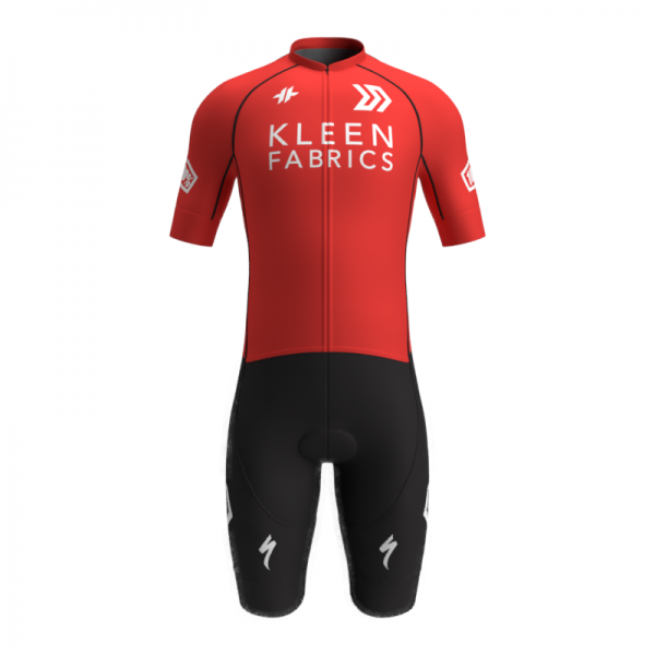 KLEEN FABRICS Short Sleeve Race Day Suit-Front