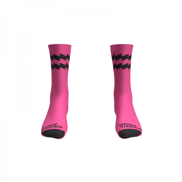 Jigawatt - Black Pink Sublimated Sock 2026-Front