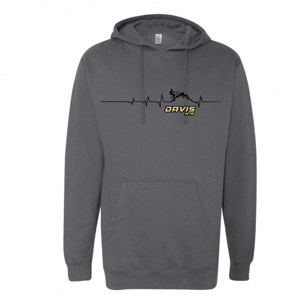 Davis High Hoodie Dark Gray Front