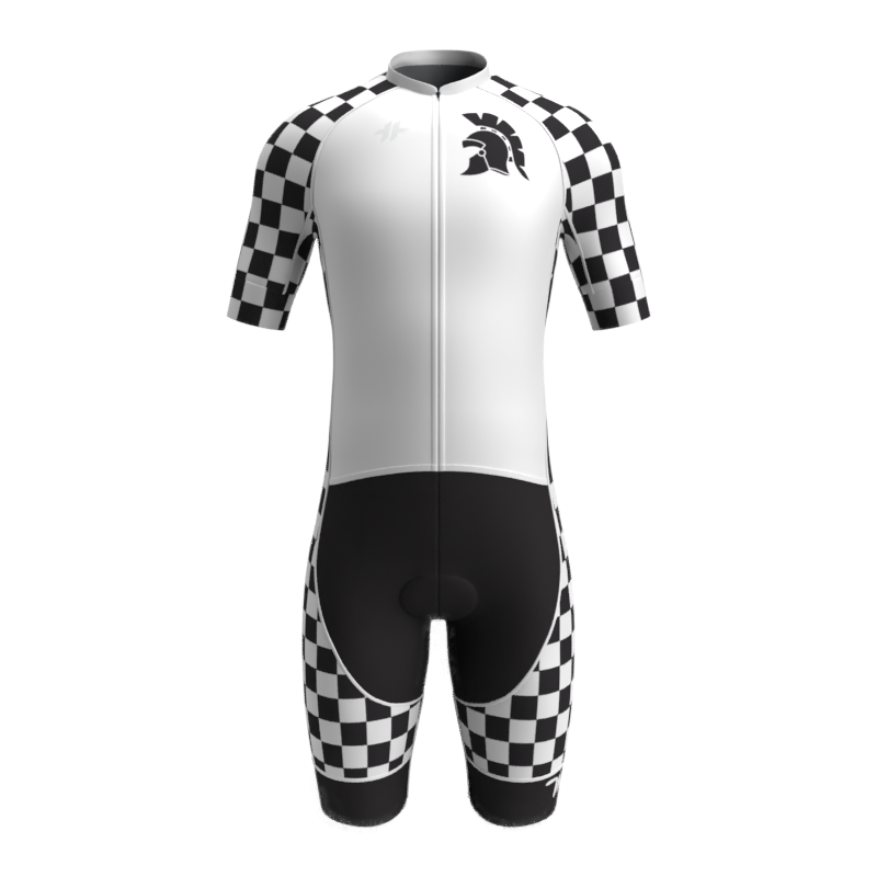 Morgan High Short Sleeve Race Day Suit-Front Morgan High Short Sleeve Race Day Suit-Front
