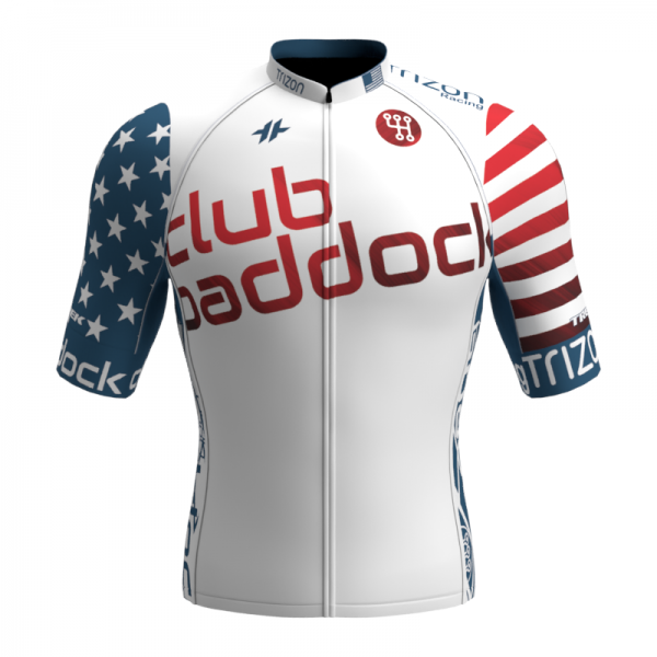 2026 Club Paddock Pro Men Jersey WHITE-Front